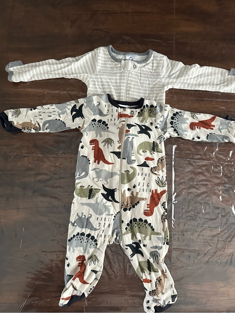 Gerber footie Pajamas (Lot of 2)
